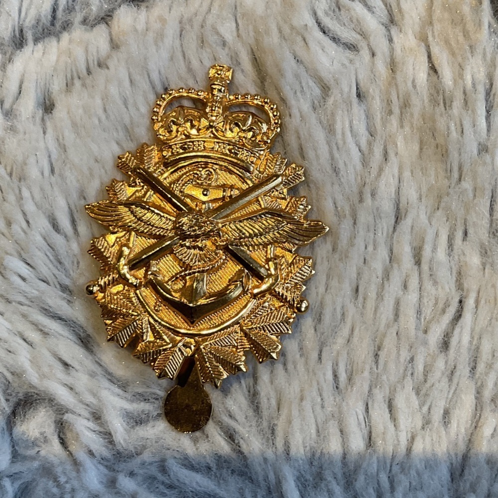Gold Military Style badge
